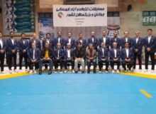 قضاوت داوران هیات تکواندو استان اردبیل در رقابت های قهرمانی آزاد کشور  